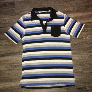 TRAVIS MATHEW BOULDER RIDGE STRIPED POLO